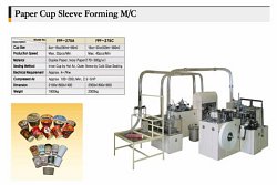 Paper cup sleeve forming machine  Made in Korea